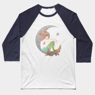 Moon Mermaid Baseball T-Shirt